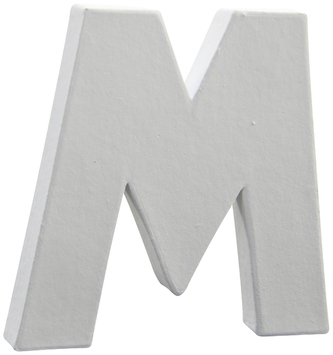 Litera "M" 3D mała 12 cm AC265, Decopatch