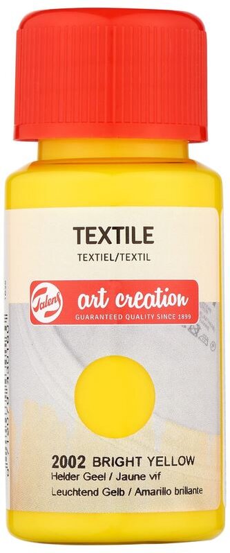 Farba do tkanin Textile Colour 50ml Bright Yellow 2002, Talens