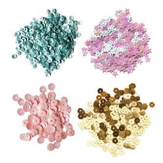 Zestaw cekinów - 4 kol. 93 x 150 x 7 mm, Incood