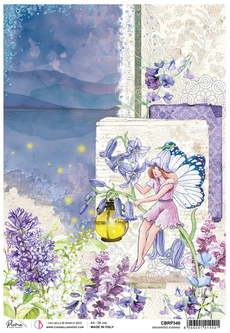 Papier ryżowy A4 Enchanted Evening, Ciao Bella