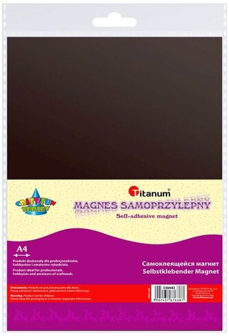 Magnes A4 samoprzylepny grubość 1mm, Craft Fun