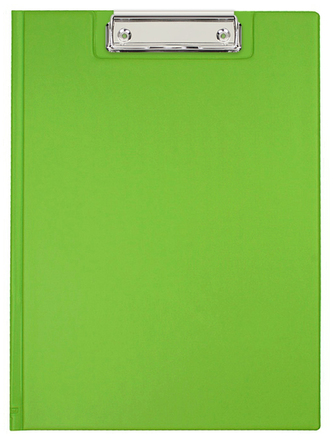 Teczka z klipsem A4 ziel.- trawy (grass) PVC KKL-04-02, Biurfol