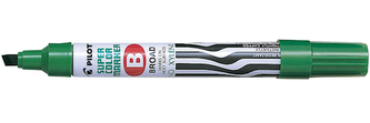 Marker permanentny B zielony napełnialny, Pilot