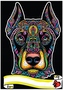 Kolorowanka welwetowa A4 Doberman, Colorvelvet