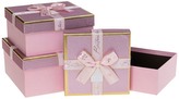 Zestaw pudełek PUG-24244-KW 3szt. PINK, Rozette