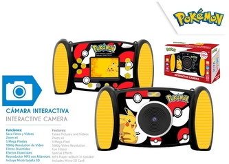 Aparat fotograficzny Interaktywny Pokemon, Kids