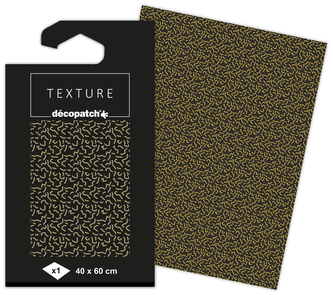 Papier do decoupage teksturowany 40 x 60 cm TD779 C, Decopatch