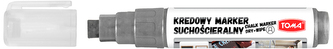Marker suchościeralny 5x8mm srebrny, Toma