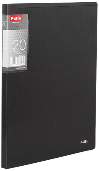 Album ofertowy A4 20 koszulek czarny Patio