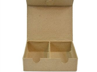 Pudełko na magnes z 2 przegródkami 14 x 11 x 4 cm. BT006, Decopatch