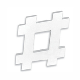 Znak 3D duży 20 cm „#”  AC789 C, Decopatch