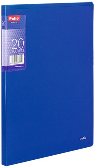Album ofertowy A4 20 koszulek niebieski 351872, Patio