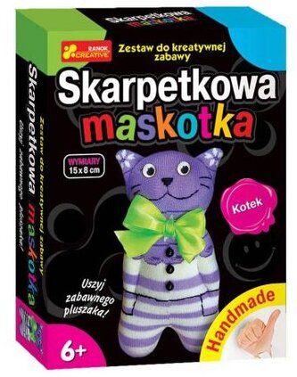 Skarpetkowa maskotka, kotek, Ranok Creative