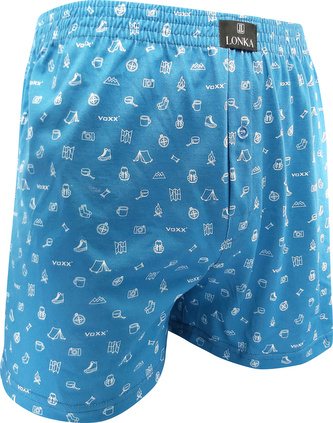 Pánské trenky Lonka modré (Karlos-kemping) 3XL