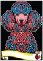 Kolorowanka welwetowa Pudel 210 x 297 mm, Colorvelvet