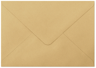 Koperta B6 Pearl złoty K., 150g/m2, op. 10szt., Galeria Papieru