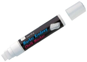 Marker kredowy końc. 8 x 5 mm srebrny, 291, Toma