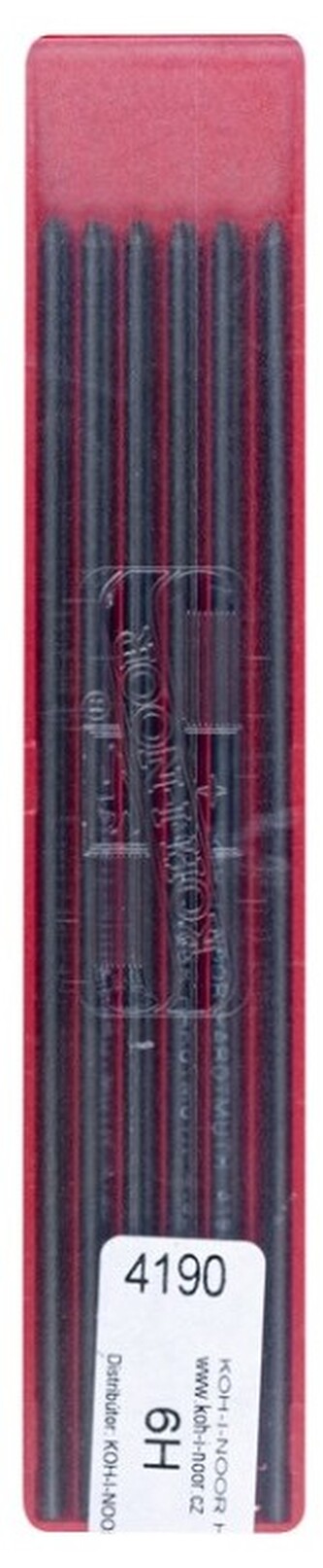 Grafity 2.0mm 6H op. 12 pręcików 4190, Koh-I-Noor