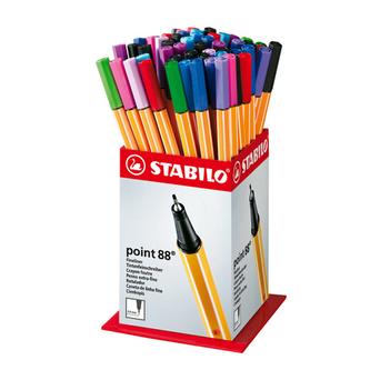 Cienkopisy Point 88 Display 60 szt., Stabilo