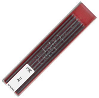 Grafity 2.0mm 2H op. 12 pręcików 4190, Koh-I-Noor