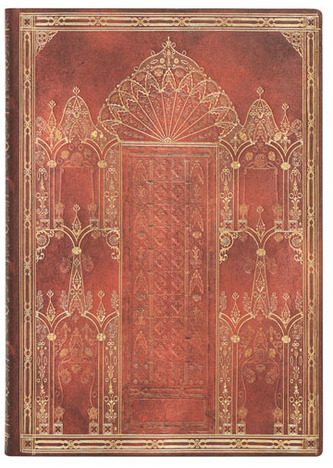 Notes Flexis Gothic Revival Isle of Ely Midi w linię 176 str., Paperblanks