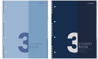 Kołonotes A4 100k 70g kratka Student Book 3P, Top-2000