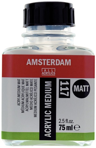 Medium akrylowe matowe 75ml Amsterdam, Talens