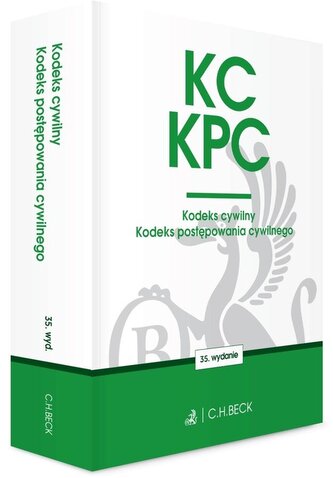 KC. KPC. Kodeks cywilny. Kodeks postępowania cywilnego. Edycja Sędziowska wyd. 35
