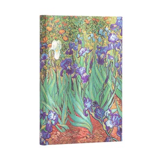Notes Van Gogh`s Irises Midi w linie, Paperblanks