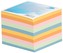 Kostka karteczek JUMBO kolorowa klejona 85 x 85 x 70 mm, Tres