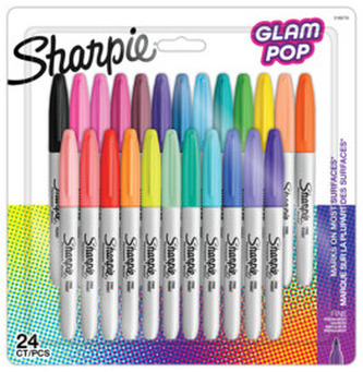 Markery Fine kpl 24-kol Glam Pop, Sharpie