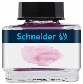 Atrament do pióra szklany kałamarz, 15ml, liliowy, Schneider