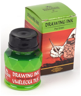 Tusz kreślarski Art 2511 pea green 20g., Koh-I-Noor