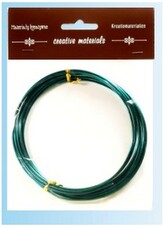Drut aluminiowy zielony 2 mm op. 3m, Galeria Hobby