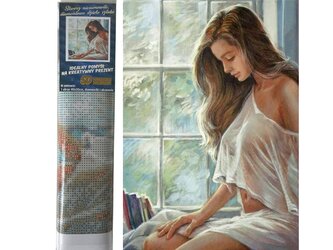 Diamantové malování Dívka 30 x 40 cm