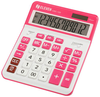 Kalkulator CDC120WH-RD, Eleven