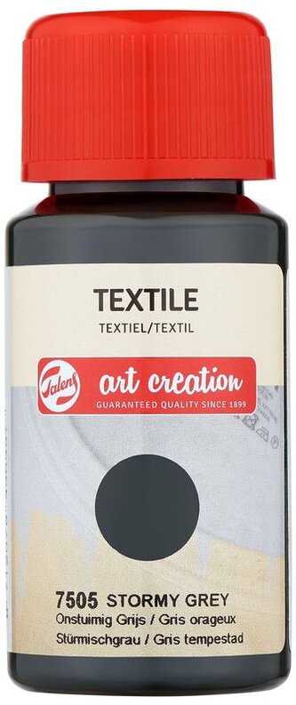Farba do tkanin Textile Colour 50ml Stormy Grey 7505, Talens