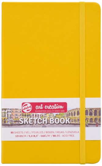 Szkicownik żółty 13x21cm Art Creation, Talens