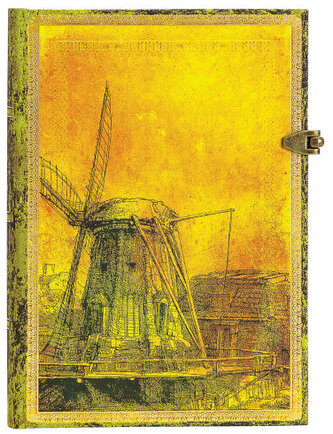 Notes SE Rembrandt’s 350th Anniversary Midi w linię, Paperblanks