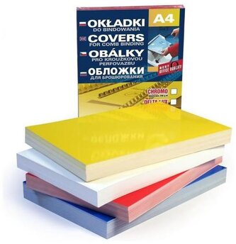 Karton chromolux A4 żółty 100ark