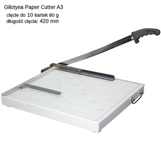 Gilotyna Paper Cutter A3 420 mm do 10k., Argo