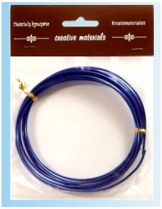 Drut aluminiowy c. niebieski 2 mm op. 3m, Galeria Hobby