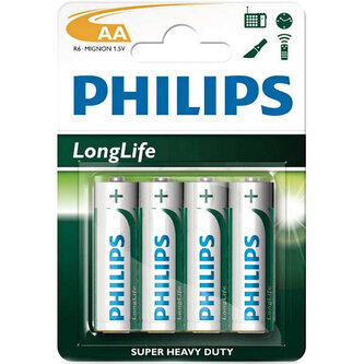 Baterie R6 LongLife 4szt. 203125, Philips