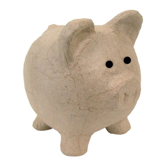 Skarbonka świnka 12 x 12 x 12 cm. AC764C, Decopatch