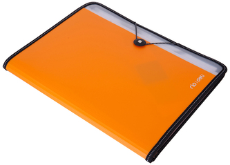 Teczka z gumką A4 7-przegródek Rio pomarańczowa, Deli