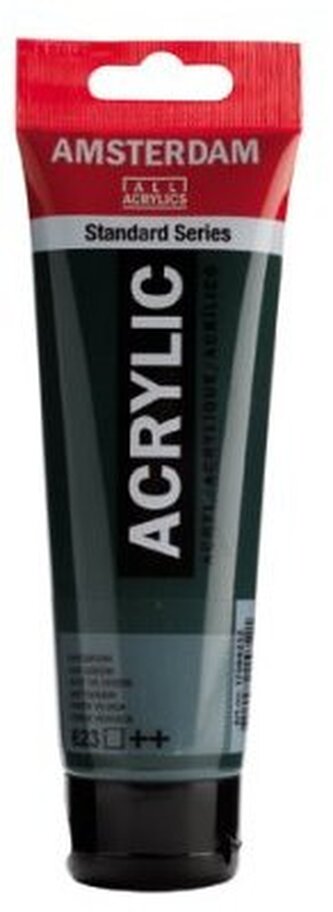 Farba akrylowa nr 623 sap green 120ml, Amsterdam