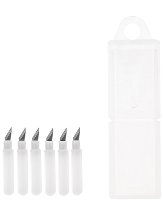 Zestaw ostrzy wymiennych do nożyka obrotowego, 6 szt., Dp Craft