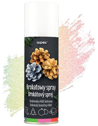 Brokatowy spray dekoracyjny multikolor, Arpex