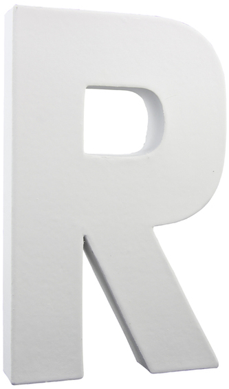 Litera 3D duża 20cm „R” AC717 C, Decopatch