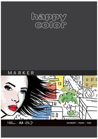 Blok do markerów  A3 25 ark. 100 g, Art. Happy Color